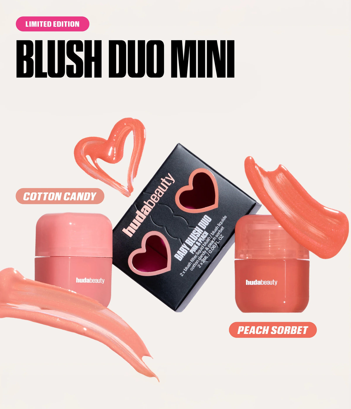 Baby Blush Duo Pink And Peach