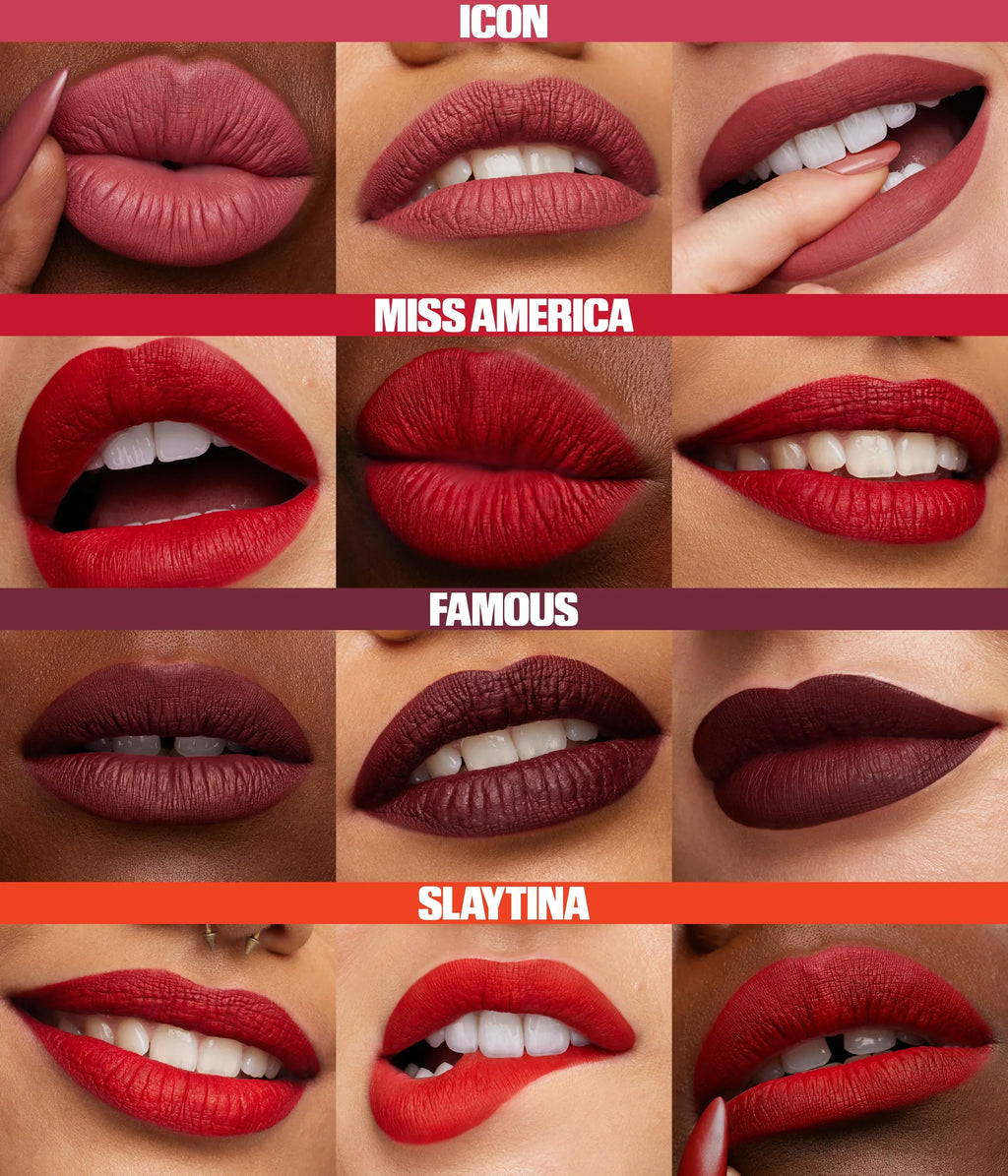 Liquid Matte Ultra-Comfort Transfer-Proof Lipstick